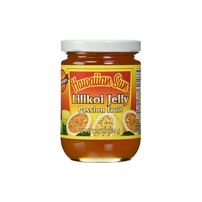 Hawaiian Sun Passion Fruit Jelly, 10-Ounce Jars (Pack of 4)