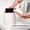 Umlaca Soap Dispenser, Refillable Ceramic Soap Dispenser, 400 ml, Large