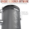 CafetastiQ Large Coffee Canister – Airtight Stainless Steel Storage Container
