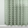 Sage Green Curtains for Living Room,Semi Sheer Privacy Not See