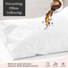 FAUNNA Waterproof Pillow Protectors Zippered Pillow Covers Soft Comfortable Sateen
