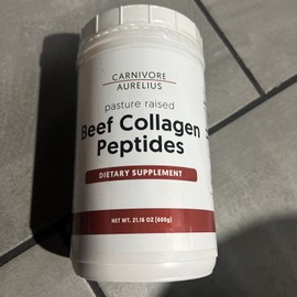 Nature's Plus Beef Collagen Peptides - Pasture Raised- Carnivore Aurelius - 21.16 OZ Exp 2026