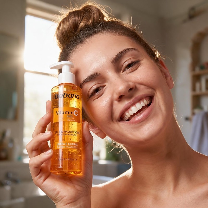 Babaria Gel Limpiador Facial con Vitamina C y AHA 200
