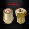 Ampper 3/8"-16 Thread Female Brass Battery Terminal Post Adapter Battery