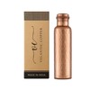Pure Copper Water Bottle - 32 oz - Handcrafted BPA