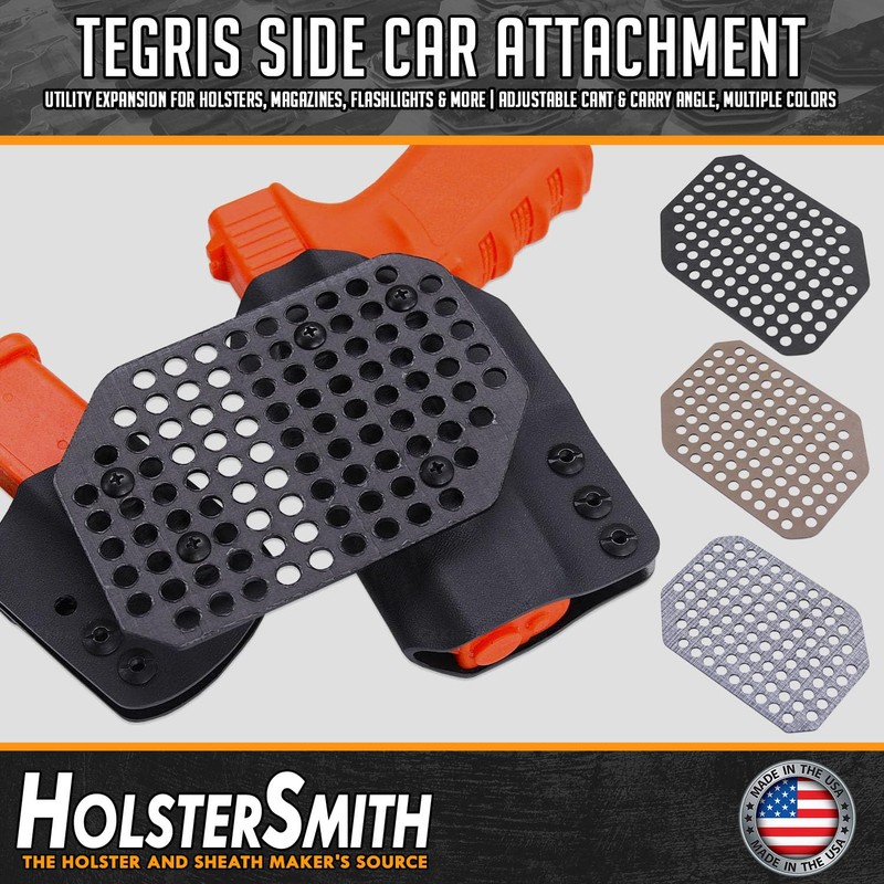 Tegris Side Car Attachment - Silver - USA Made, Utility