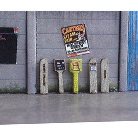 Laser Cut Concrete Marker Posts (Fire Hydrant, Gas, Water Etc) – Pack of 60 – OO/4mm/1:76