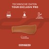 CONTEC Tour Exclusiv Pro Handlebar Grip Weatherproof Faux Leather Wing