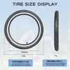 16 x 1 3/8 Bike Tire (37-349), 16 Inch Folding