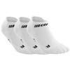 CEP The Run Socks 4.0, No Show, 3-PACK, White, Men,