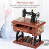 Honiwu Music Box, Sewing Machine Musical Box, Christmas Birthday Gift,