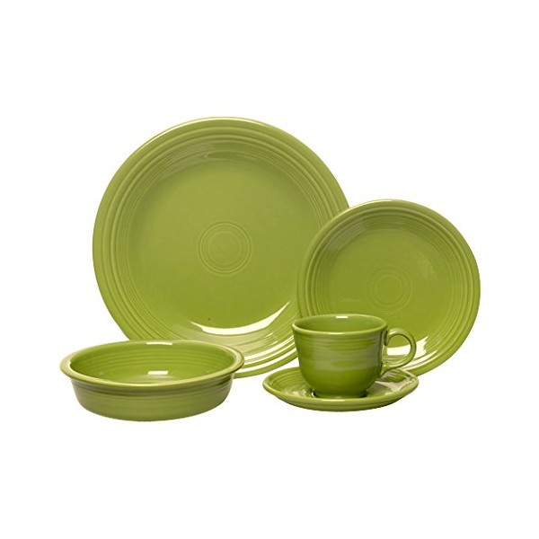 Fiesta 5-Piece Place Setting, Lemongrass
