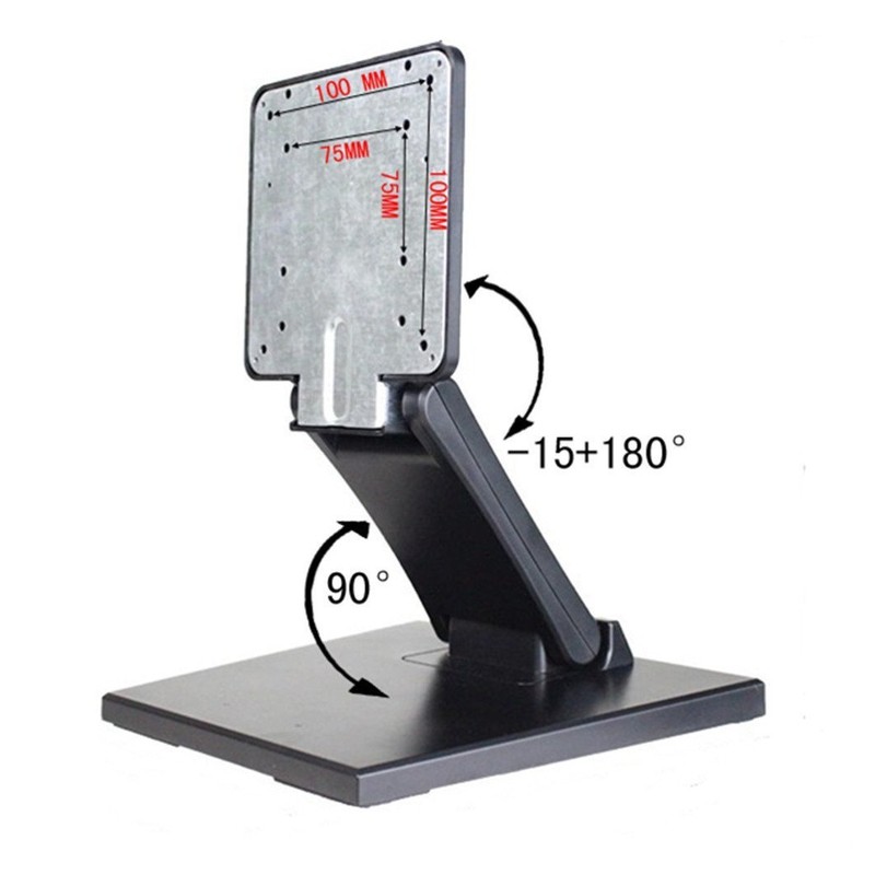 WEARSON WS-03A Adjustable LCD TV Stand Folding Metal Monitor Desk