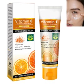 Sunscreen Spf 50 Face, Sun Cream Moisturiser with Vitamin C, Sun Cream SPF 50+ Face for UVA & UVB Protection, Waterproof Sunscreen Spf 50 Face for Daily Use