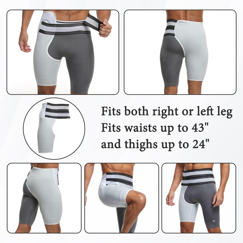 Carreneu Sciatica Bandage Hip Bandage Thigh Bandage Sciatica Belt Thigh