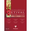 Clairefontaine Etival 96384C Watercolour Pad (Matte, 200 g, Suitable for
