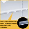 Fainne 25 Pcs Shelf Label Strips 1.25''H x 48"L Self
