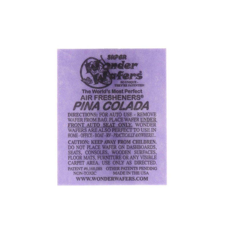 Wonder Wafers Air Fresheners 50ct. Individually Wrapped, Pina Colada Fragrance