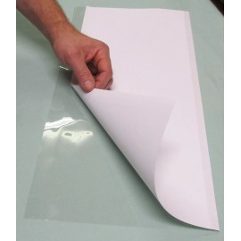 Brodart 25 - 16" x 30" Brodart Just-a-Fold III Archival Book Jacket Covers - super clear