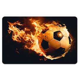 Peacoblue Bank Card Sticker Football Credit Debit Card Custom Skin Cover Protector, 4 Styles Waterproof Scratch-Proof and Attractive Decal for Most Popular EBT Transportation Key Card