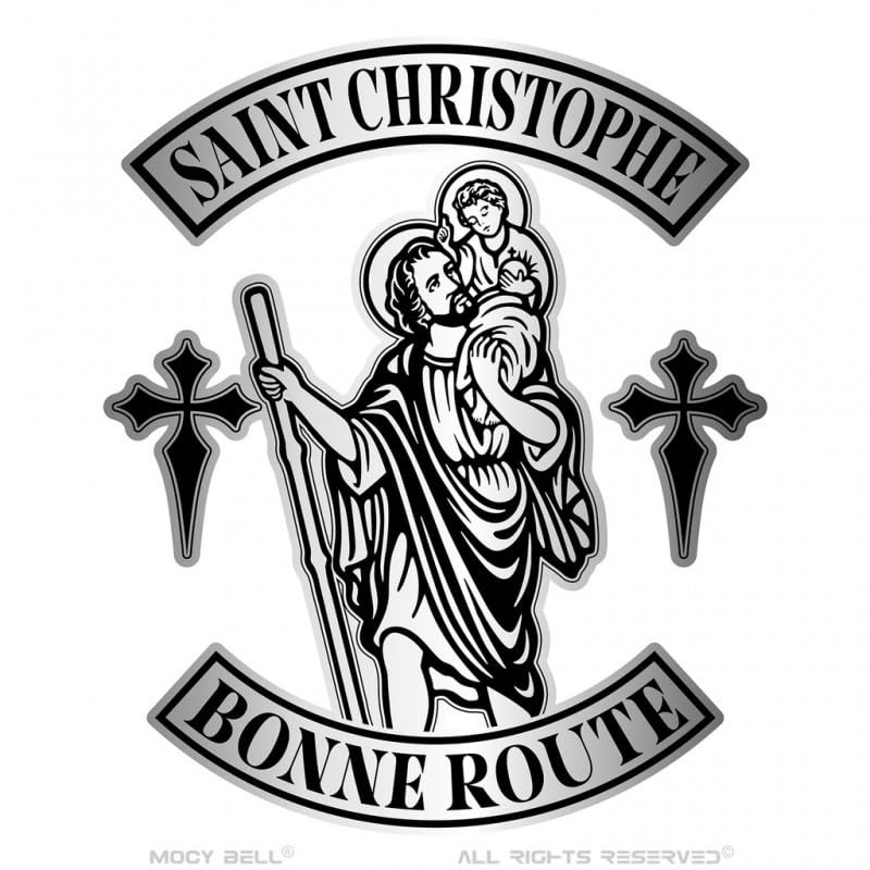MOCY BELL - Clochette moto Saint-Christophe Bonne route Guardian Gremlin