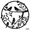 HZBAKLO Metal Wall Art Decor, 11.8 Inch Metal Bird on