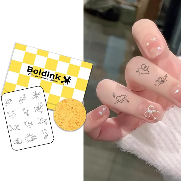 Boldink Temporary Tattoos, semi permanent tattoos, 15-day long lasting tattoo