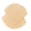 HugeDE 4 Pcs 2mm Thin Wood Sheets Unfinished Wooden Sheets