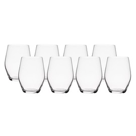 Anchor Hocking Stemless Wine Glasses, Sondria 16 Ounce Wine Glasses, Set of 8