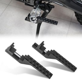 Upgraded Passenger Footpegs Pedal Extender for Sur Ron LBX/S Segway X160 X260 eRide Pro SS 2.0 3.0 SR S Enduros Talaria Sting MX3 R MX4 CRF150F CRF230F 03-19 /CRF250F 19-24 7075 Aluminum Pedal