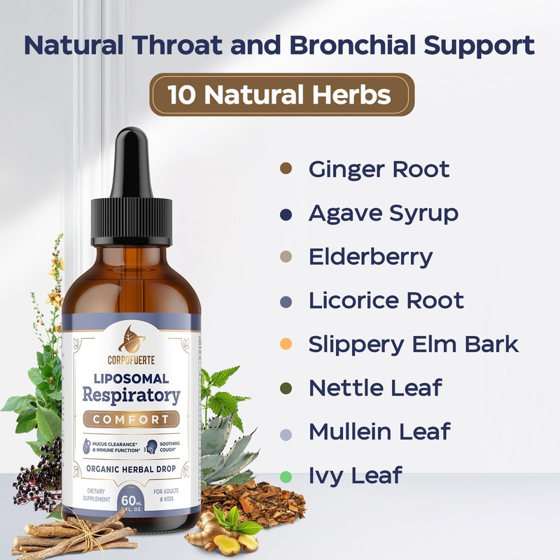 Corpofuerte Corpofuerte 11-in-1 Liposomal Respiratory Relief Drops and Liposomal Berberine