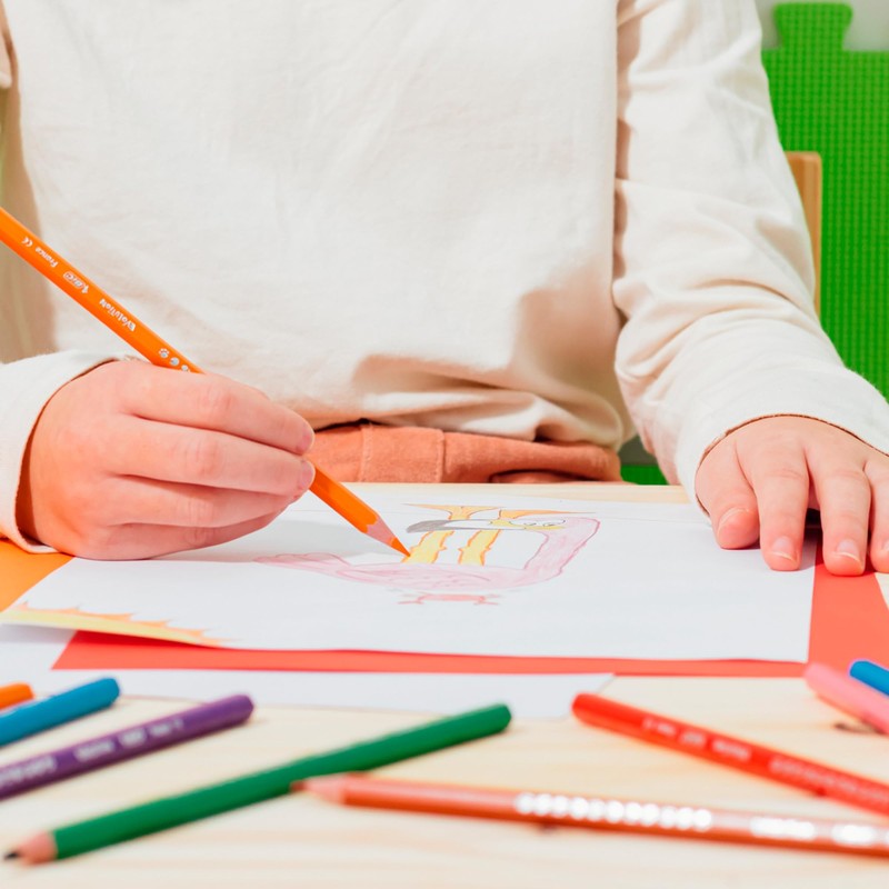 BIC Lápices de Colores Evolution Punta Resistente Sin Astillas Hecho