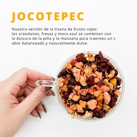 Soy Té, Tisana Frutal Jocotepec, Infusion 100% natural, Tisana frutal de frutos rojos 250 gramos