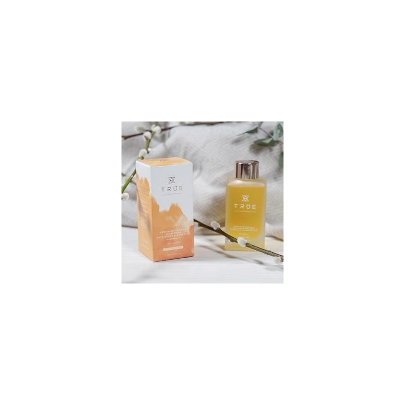 True Skincare Organic Clarifying Safflower & Geranium Cleansing Oil 100ml