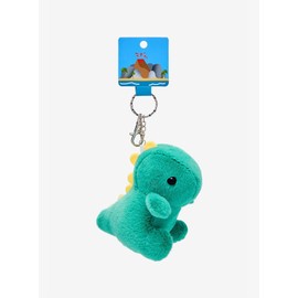Hot Topic Dinosaur Plush Key Chain Multi None