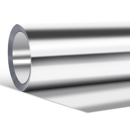 Tottist Aluminum Roof Flashing Roll - 8" x 50' for Sealing Windows, Doors, Siding & Roofing Ideal for Moss & Mildew Prevention