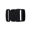 Ohio Travel Bag Adjustable Side Squeeze Buckle, 1-1/2 Inch, Black,