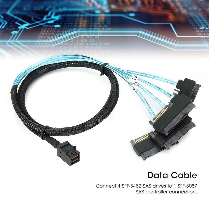 Adapter Cable Server Cord Hard Disk Internal Mini SAS SFF-8643