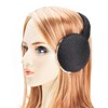 ZLYC Women's Winter Adjustable Earmuffs Ear Warmers Outdoor Earmuffs, black