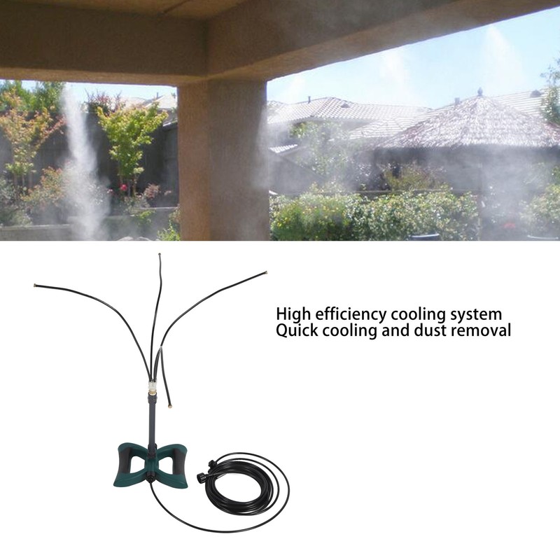 Standing Misting Cooling System Fine Spray Dust Removing Portable Stand