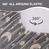 A Nice Night Starry All-in-One Plush Zipper Bedding Set, Twin