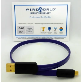 WireWorld Ultraviolet 7 USB 0.5 meter A to mini-B "no frills" packaging