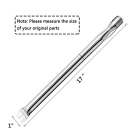 Hisencn Repair Kit for Ducane Gas Barbecue Grill 30400040, 3100, 3200, 3400 Burner Tube, Stainless Heat Plate Tent, Burner Cover Replacement for Ducane 3 Burner DUCHD1, 30500048, 30500602, DUCHP1