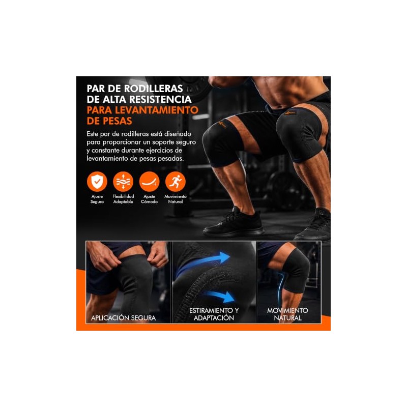 Hyperz - Rodilleras para Gimnasio y CrossFit – Soporte de