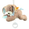 Steiff 22cm Good Night Dog Music Box (Blue)