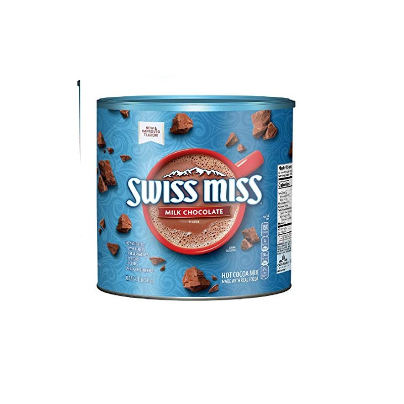 Swiss Miss Milk Chocolate Flavor Hot Cocoa Mix Canister, 76.55