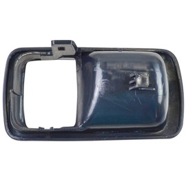 TRQ Driver Side Interior Door Handle Bezel Blue Compatible with 1992-1996 Toyota Camry