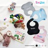 ToeZee Silicone Bibs for babies - Food Grade, BPA Free
