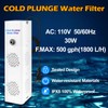 GFYYBKJ Cold Plunge Filter, 500 GPH Cold Pod Ice Bath