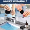 Zikenis Zahnprothesenbox mit Sieb,Zahnspangendose Gebissdose,Tragbare Prothesendose Abdeckung,Zahnprothese Box Retainer,Protesenbehälter Zahnschiene